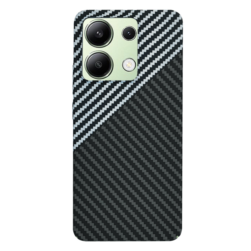 Калъф за Xiaomi Redmi Note 13 4G, Techsuit, Carbonite FiberShell, Черно Сиво