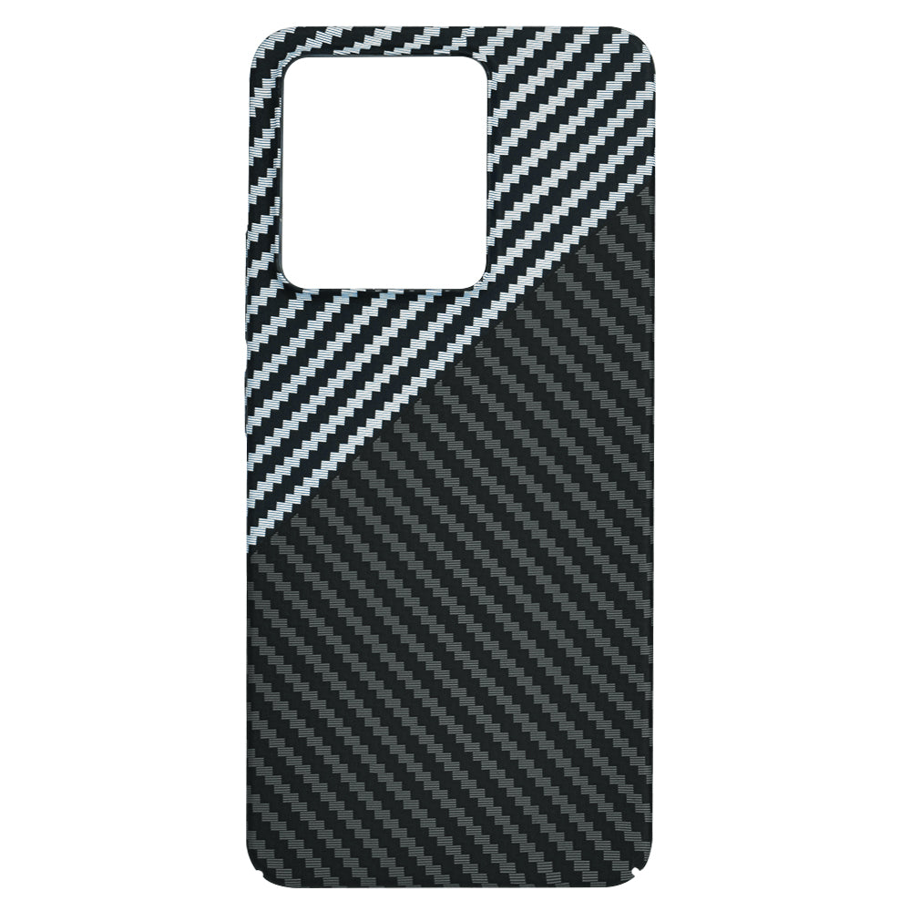 Калъф за Xiaomi Redmi Note 13 4G, Techsuit, Carbonite FiberShell, Черно Сиво
