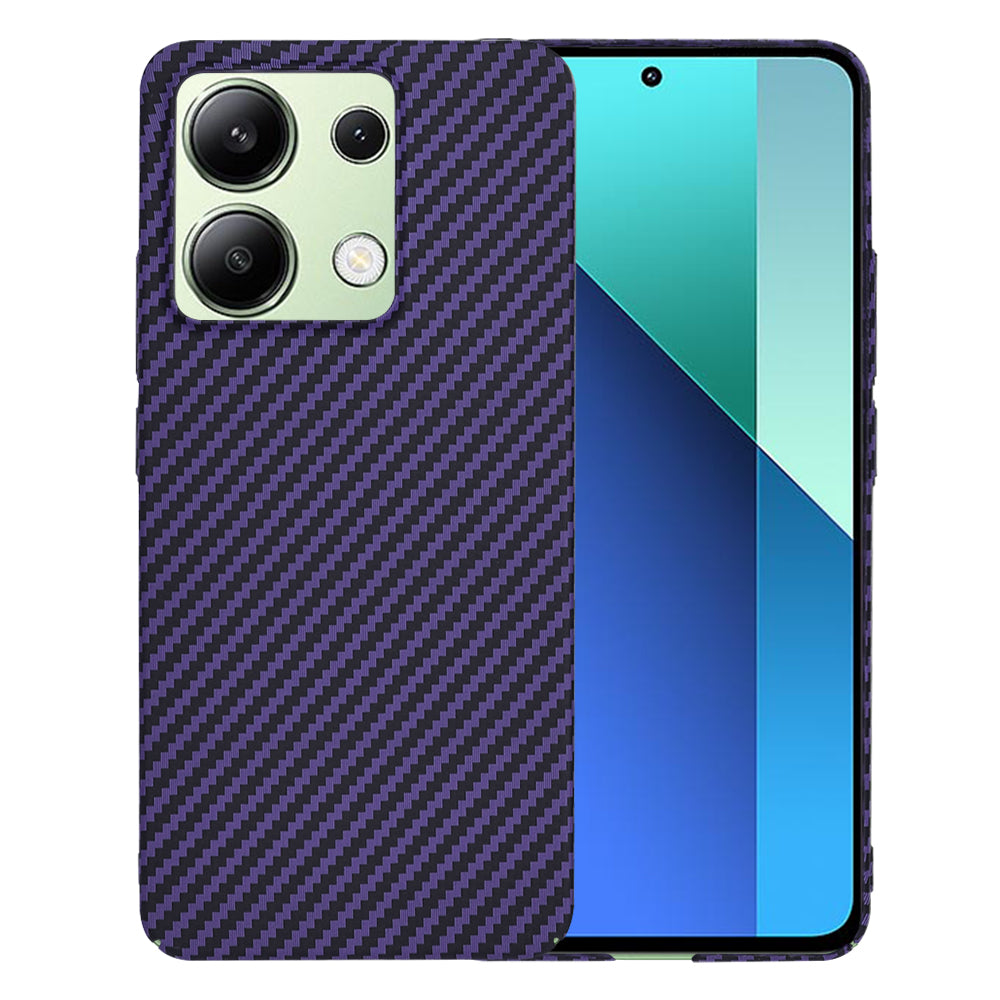 Калъф за Xiaomi Redmi Note 13 4G, Techsuit, Carbonite FiberShell, Лилав
