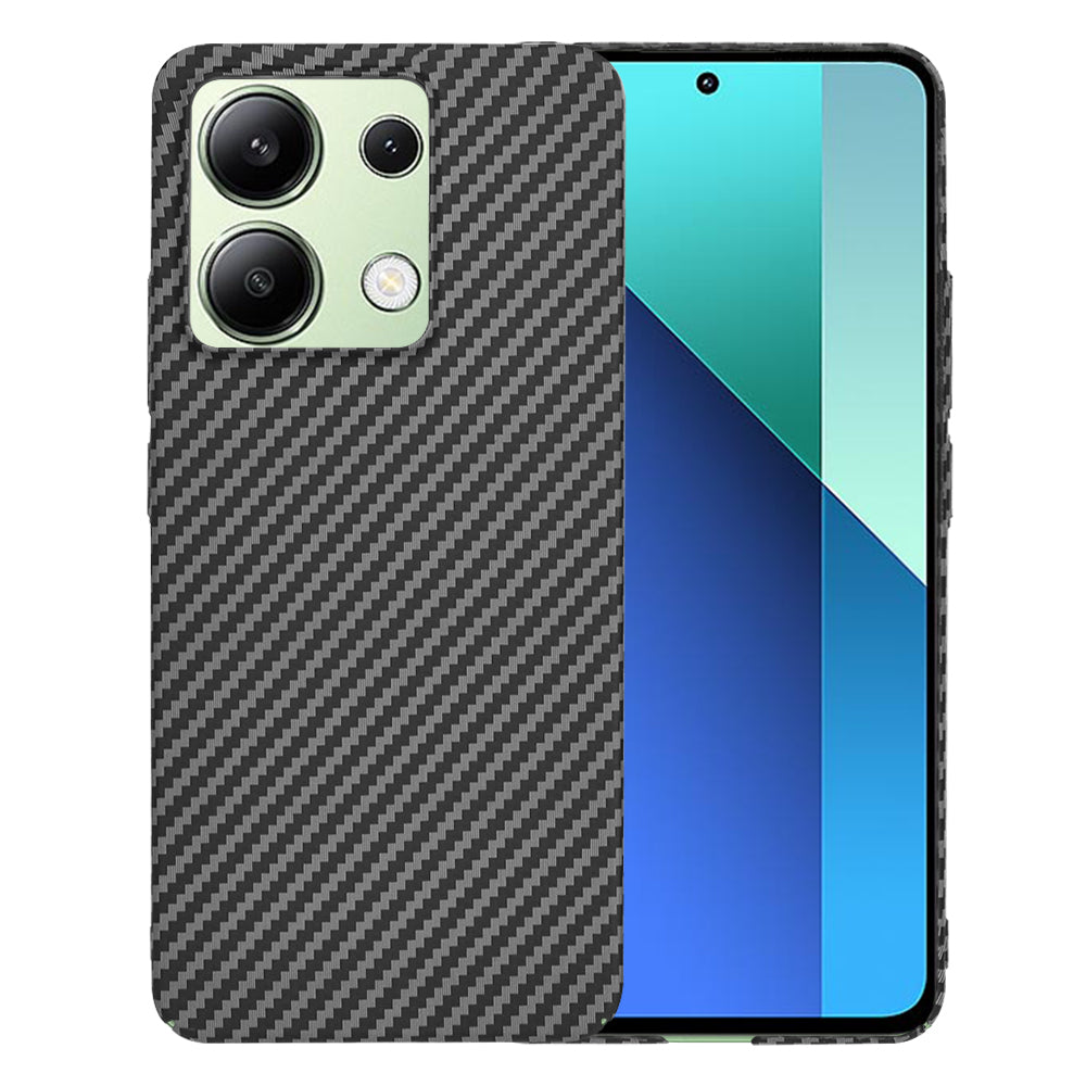 Калъф за Xiaomi Redmi Note 13 4G, Techsuit, Carbonite FiberShell, Черен