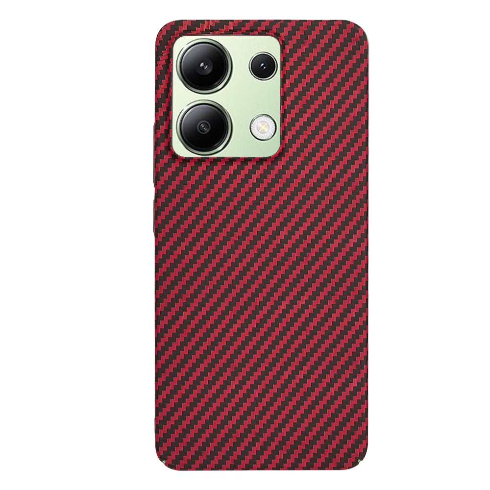 Калъф за Xiaomi Redmi Note 13 4G, Techsuit, Carbonite FiberShell, Червен