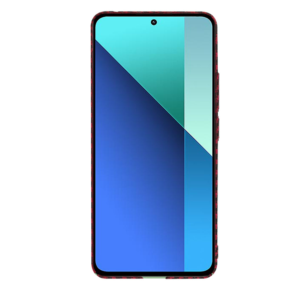 Калъф за Xiaomi Redmi Note 13 4G, Techsuit, Carbonite FiberShell, Червен