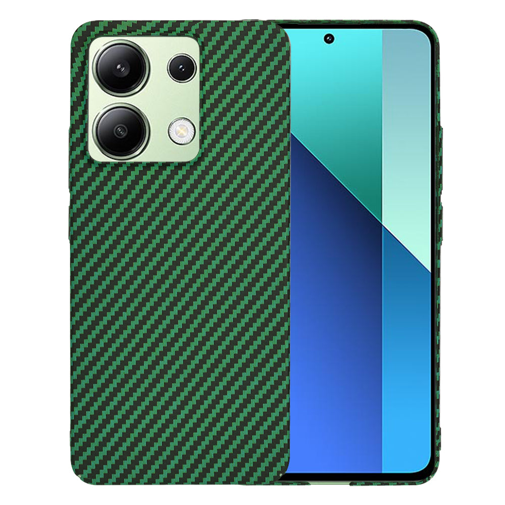 Калъф за Xiaomi Redmi Note 13 4G, Techsuit, Carbonite FiberShell, Зелен