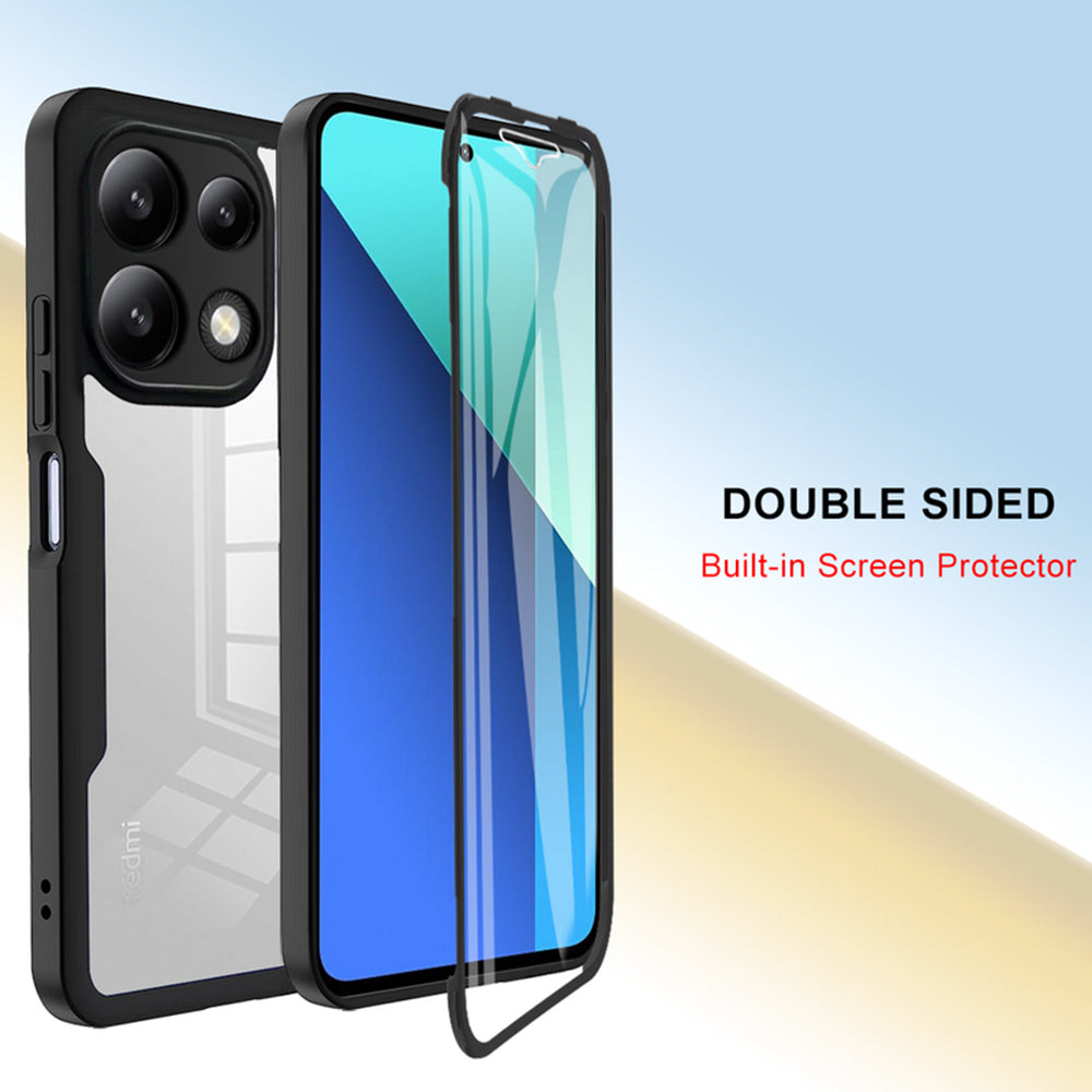 Калъф за Xiaomi Redmi Note 13 4G, Techsuit, ColorVerse 360, Черен
