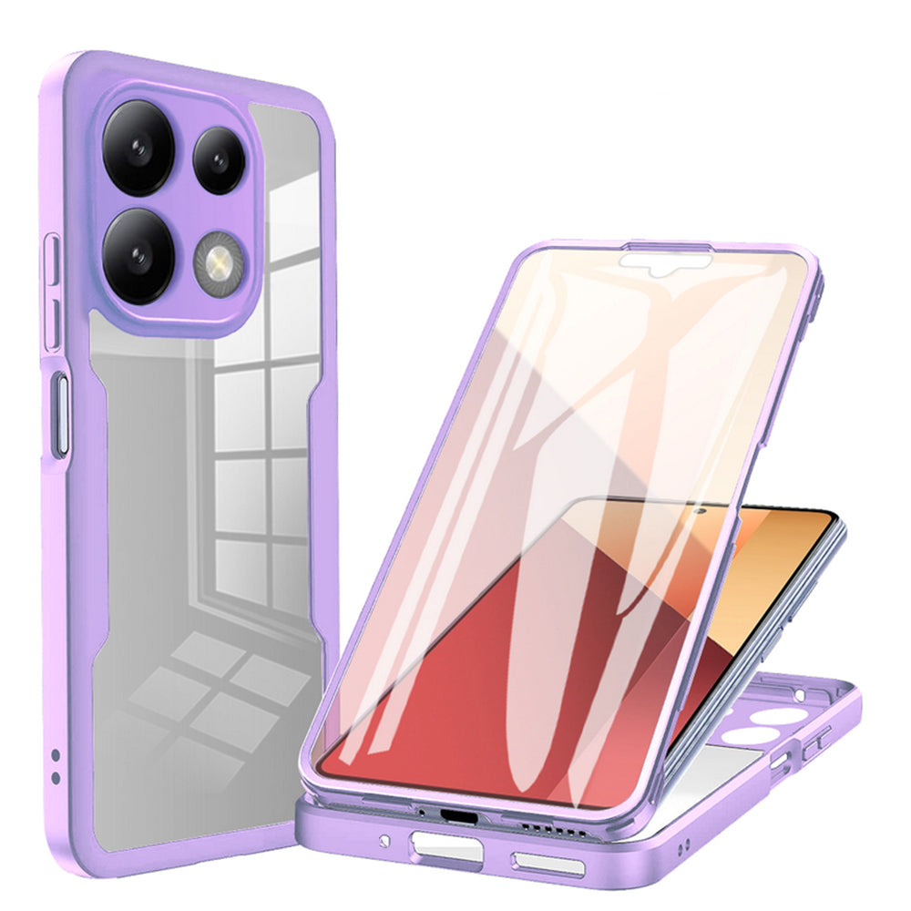 Калъф за Xiaomi Redmi Note 13 5G, Techsuit, ColorVerse 360, Лилав