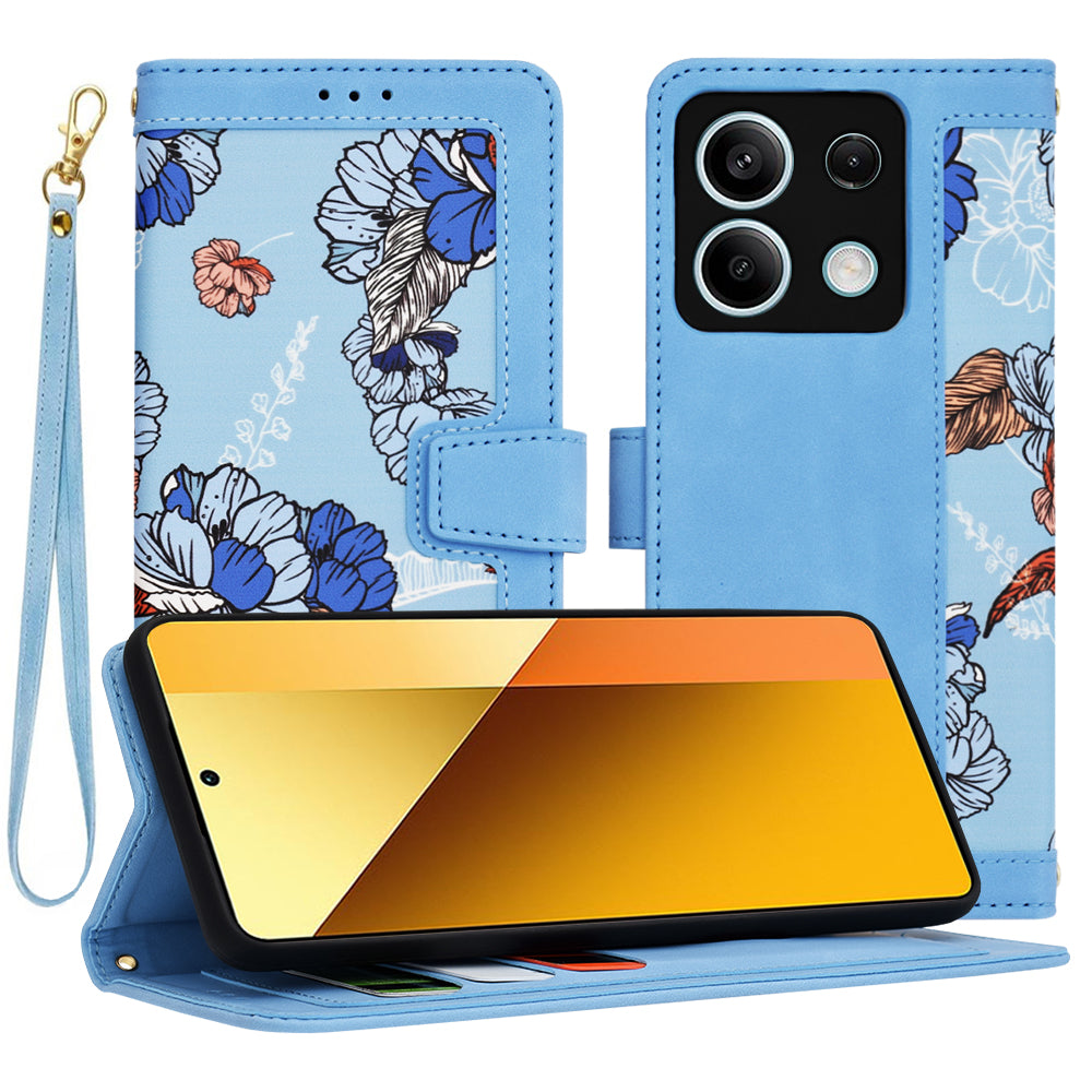 Калъф за Xiaomi Redmi Note 13 5G, Techsuit, FlipCraft, Син