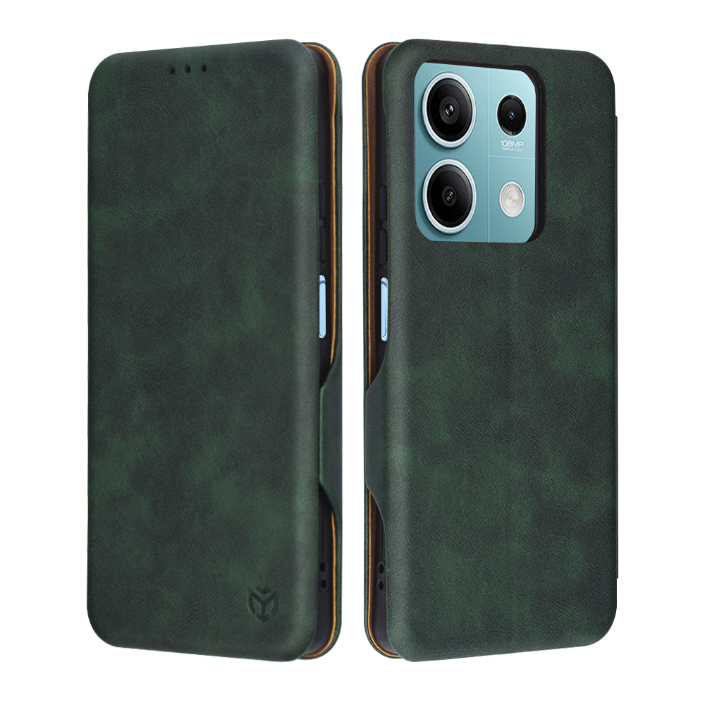 Калъф за Xiaomi Redmi Note 13 5G, Techsuit, Safe Wallet Plus, Зелен