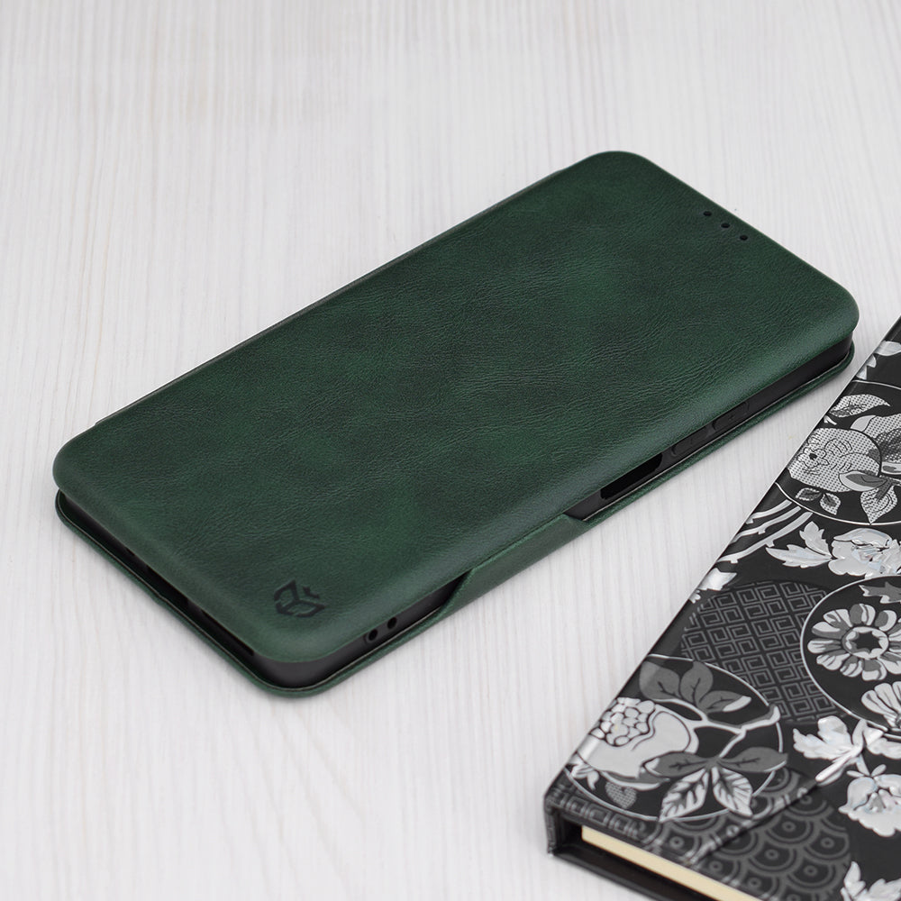 Калъф за Xiaomi Redmi Note 13 5G, Techsuit, Safe Wallet Plus, Зелен