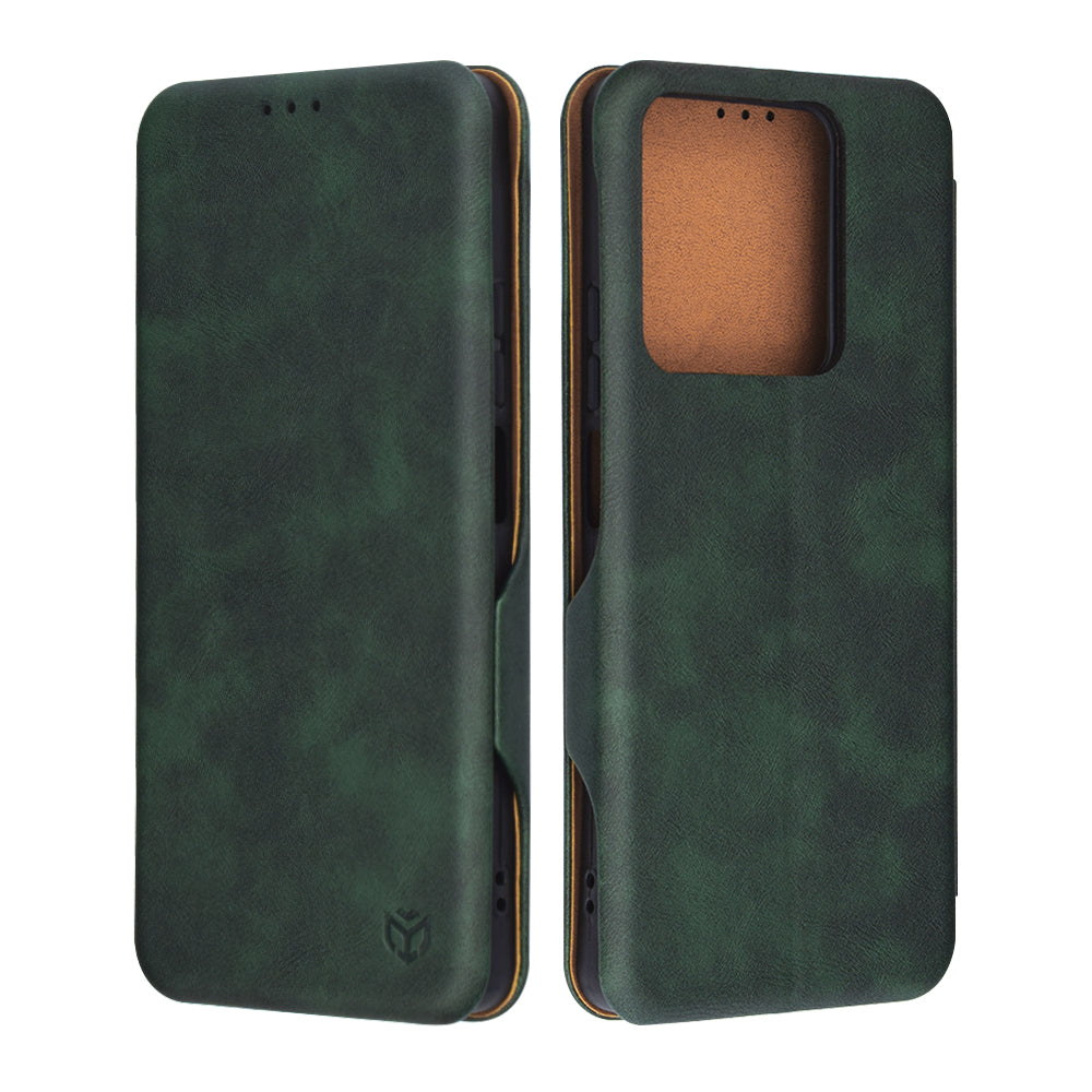 Калъф за Xiaomi Redmi Note 13 5G, Techsuit, Safe Wallet Plus, Зелен