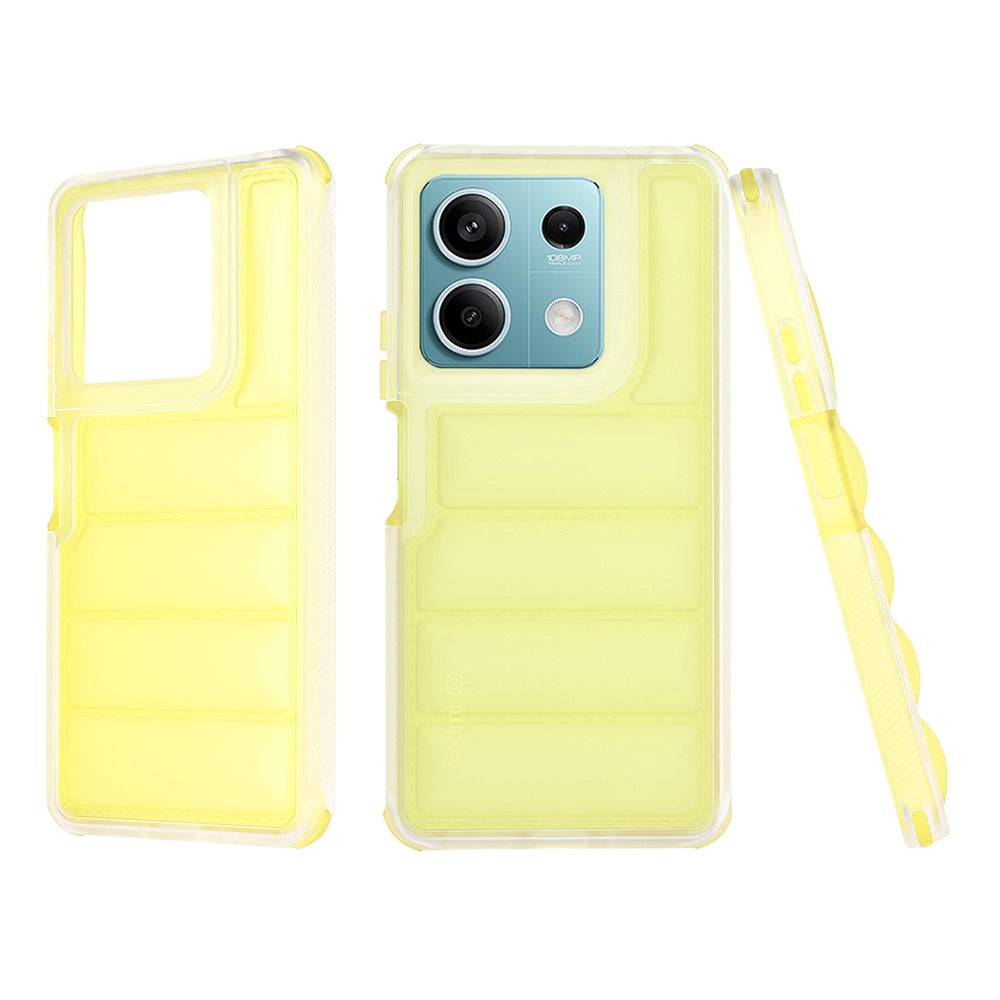 Калъф за Xiaomi Redmi Note 13 5G, Techsuit, Wave Shield, Жълт