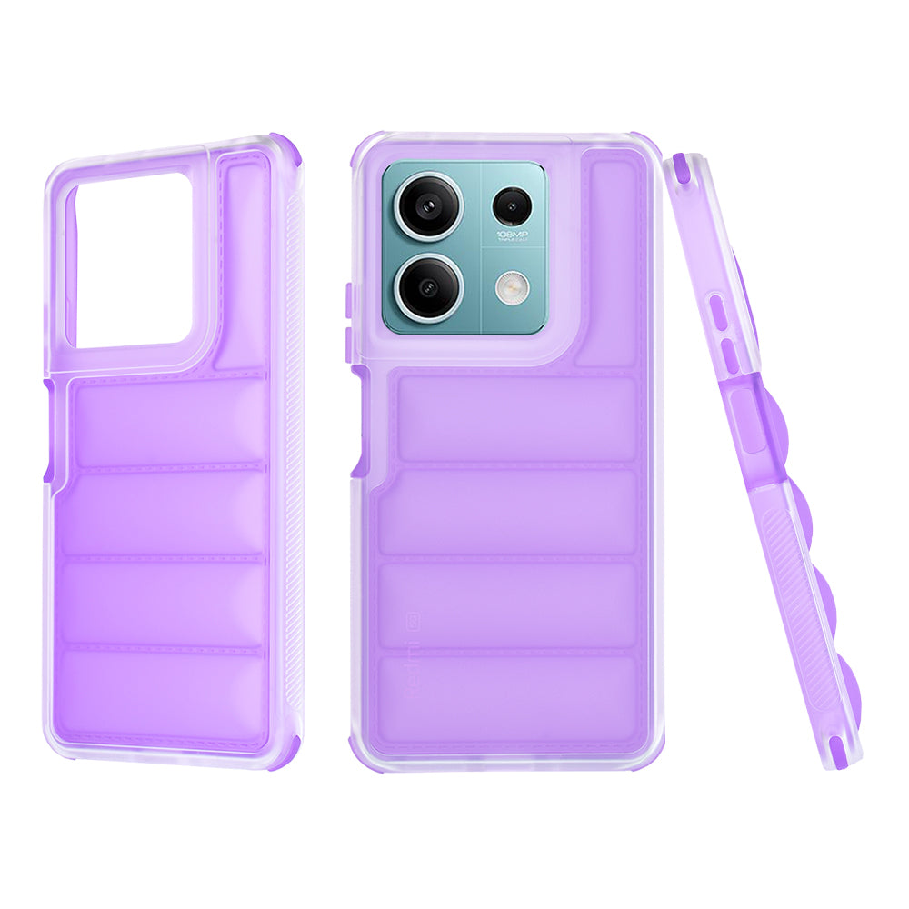 Калъф за Xiaomi Redmi Note 13 5G, Techsuit, Wave Shield, Лилав