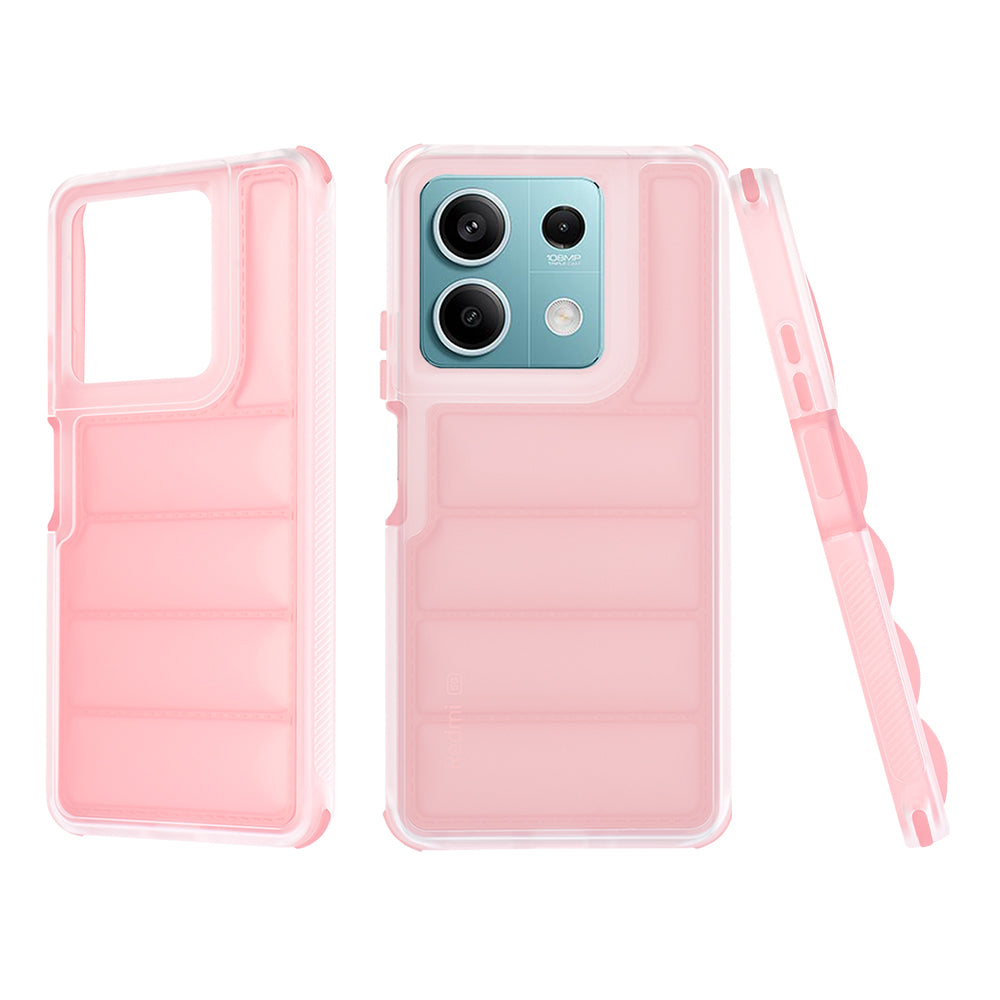 Калъф за Xiaomi Redmi Note 13 5G, Techsuit, Wave Shield, Розов