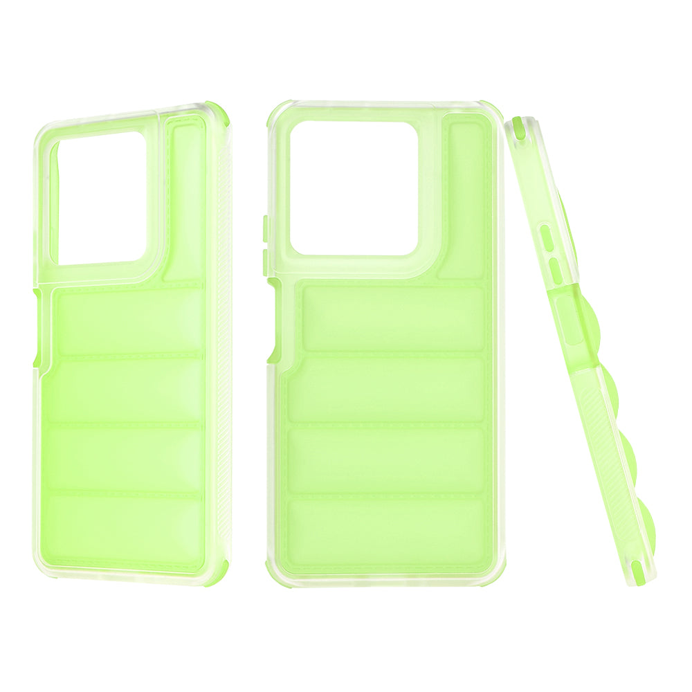 Калъф за Xiaomi Redmi Note 13 5G, Techsuit, Wave Shield, Зелен