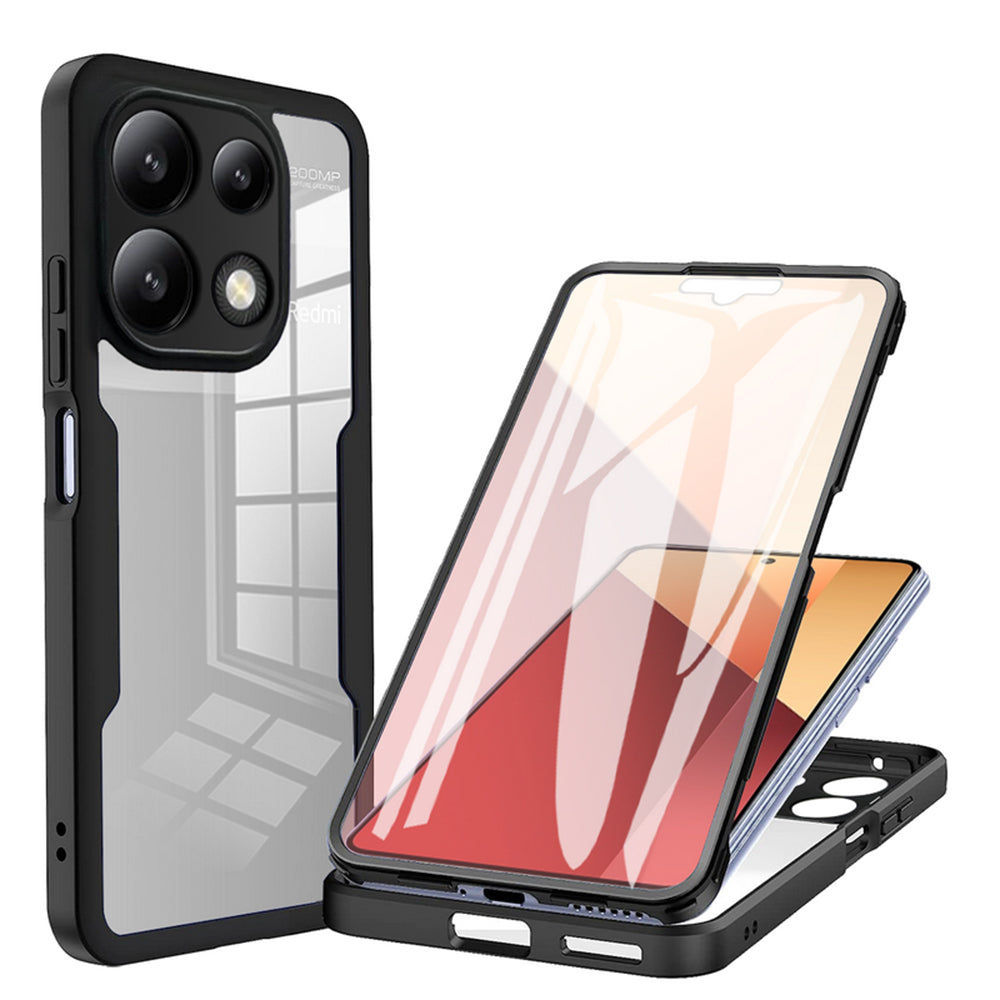 Калъф за Xiaomi Redmi Note 13 Pro 4G / Poco M6 Pro 4G, Techsuit, ColorVerse 360, Черен