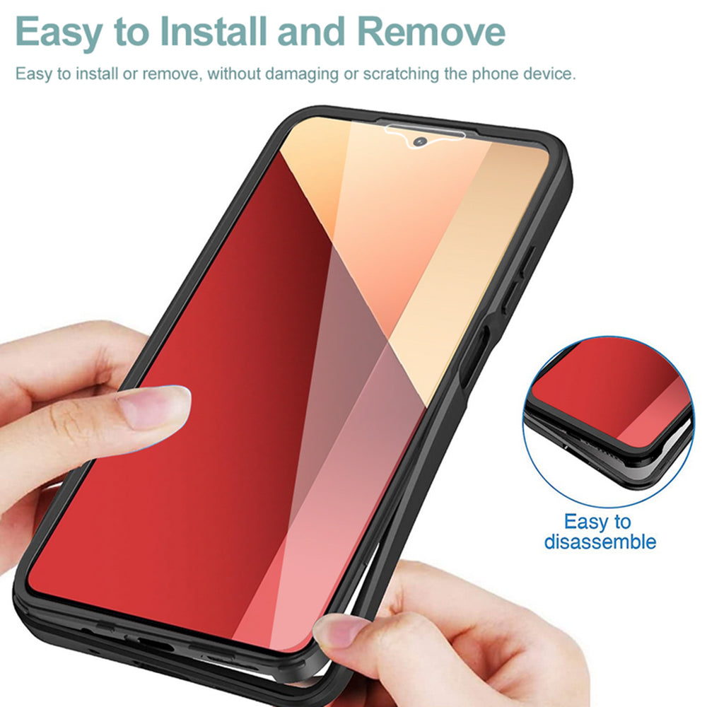 Калъф за Xiaomi Redmi Note 13 Pro 4G / Poco M6 Pro 4G, Techsuit, ColorVerse 360, Черен