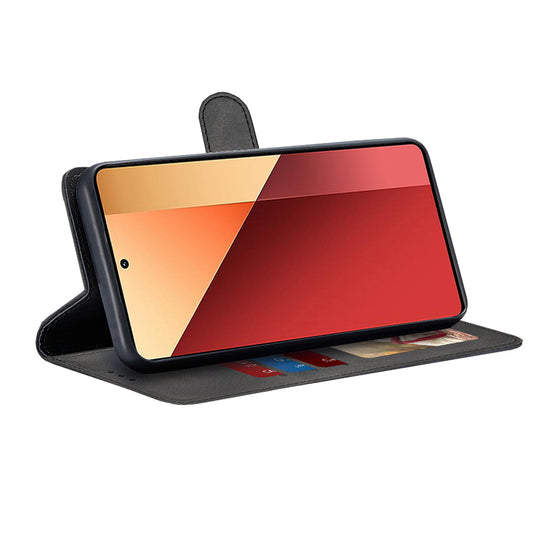 Калъф за Xiaomi Redmi Note 13 Pro 4G / Poco M6 Pro 4G, Techsuit, Diary Book, Черен