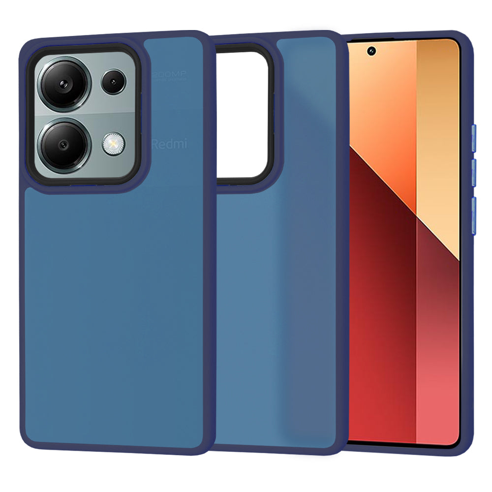 Калъф за Xiaomi Redmi Note 13 Pro 4G / Poco M6 Pro 4G, Techsuit, HaloFrost, Тъмносин