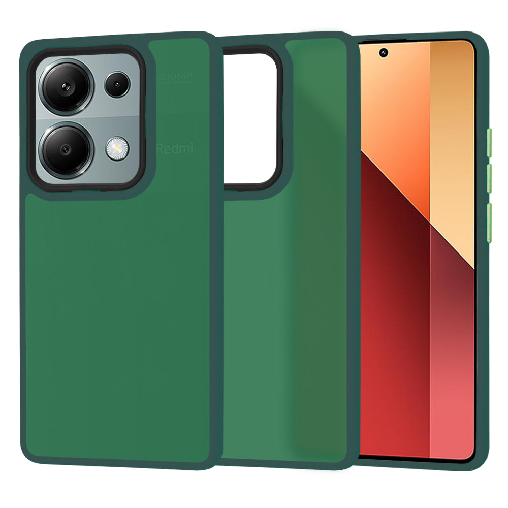 Калъф за Xiaomi Redmi Note 13 Pro 4G / Poco M6 Pro 4G, Techsuit, HaloFrost, Зелен