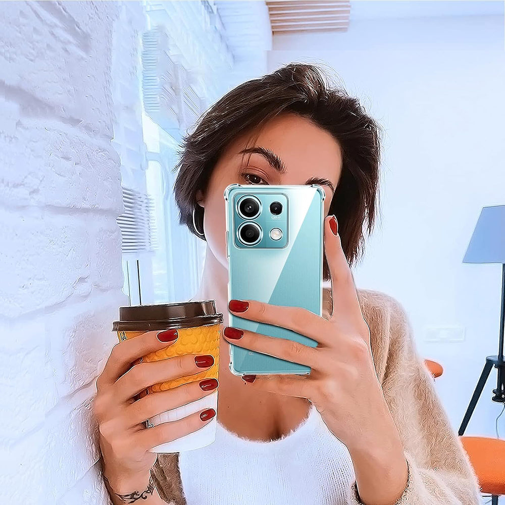 Калъф за Xiaomi Redmi Note 13 Pro 4G / Poco M6 Pro 4G, Techsuit, противоударен прозрачен, прозрачен