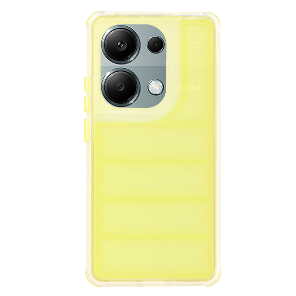Калъф за Xiaomi Redmi Note 13 Pro 4G / Poco M6 Pro 4G, Techsuit, Wave Shield, Жълт