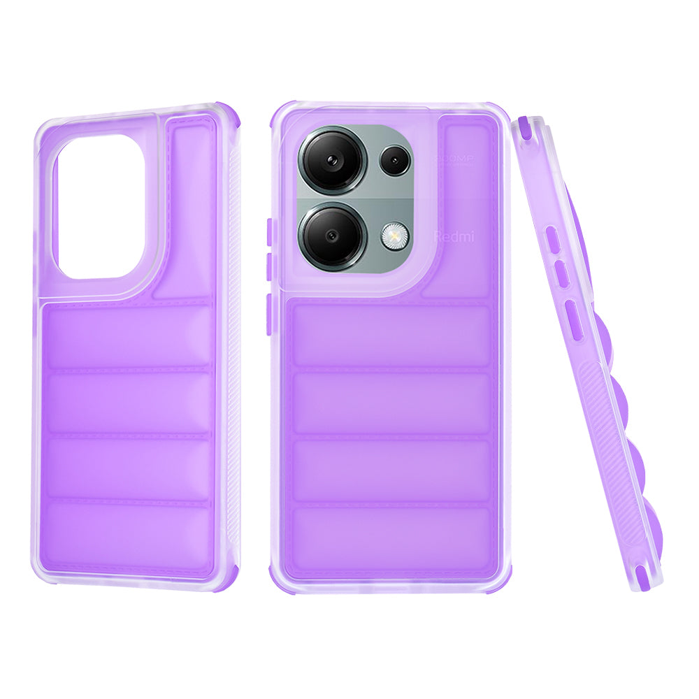 Калъф за Xiaomi Redmi Note 13 Pro 4G / Poco M6 Pro 4G, Techsuit, Wave Shield, Лилав