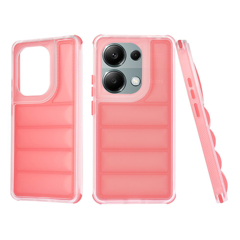 Калъф за Xiaomi Redmi Note 13 Pro 4G / Poco M6 Pro 4G, Techsuit, Wave Shield, Червен