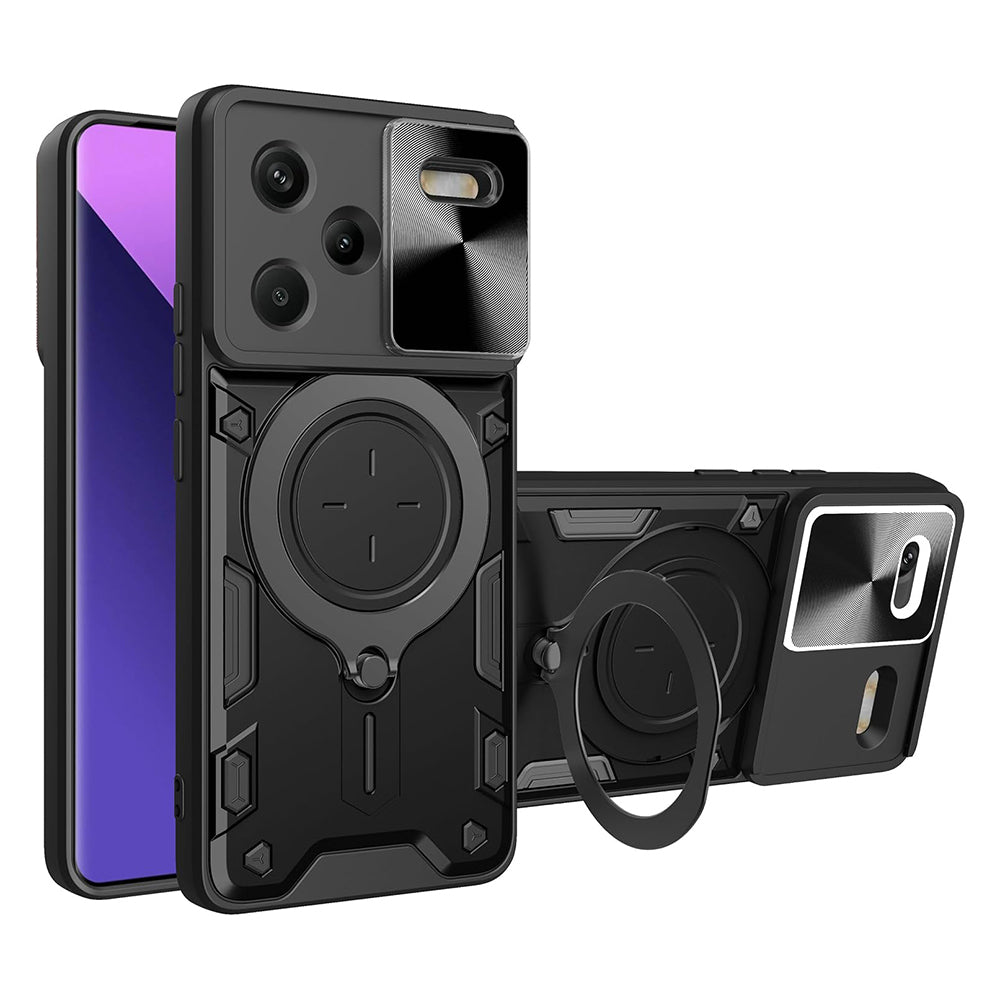 Калъф за Xiaomi Redmi Note 13 Pro+, Techsuit, CamGuard Pro, Черен
