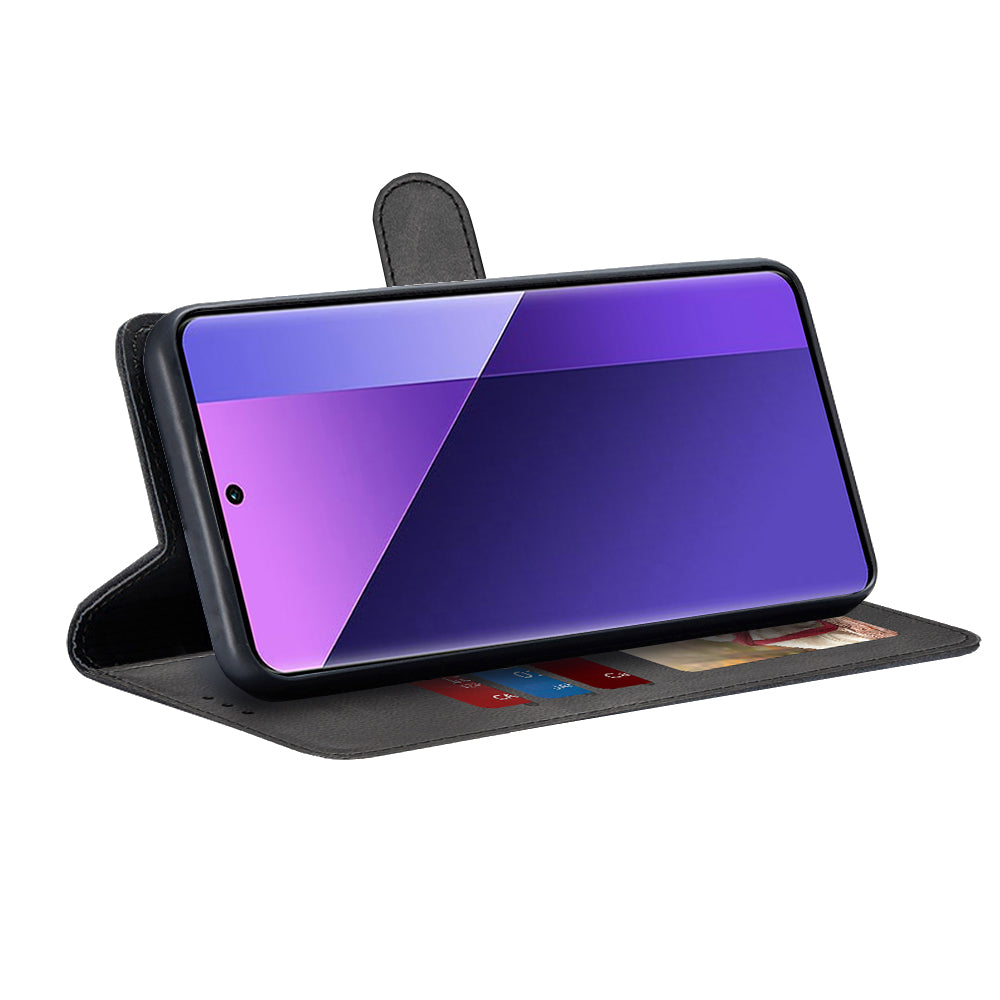 Калъф за Xiaomi Redmi Note 13 Pro+, Techsuit, Diary Book, Черен