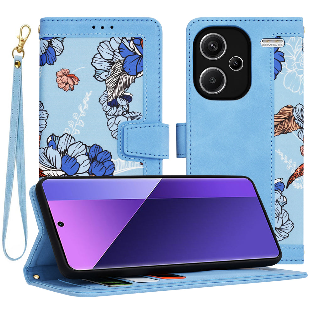 Калъф за Xiaomi Redmi Note 13 Pro+, Techsuit, FlipCraft, Син
