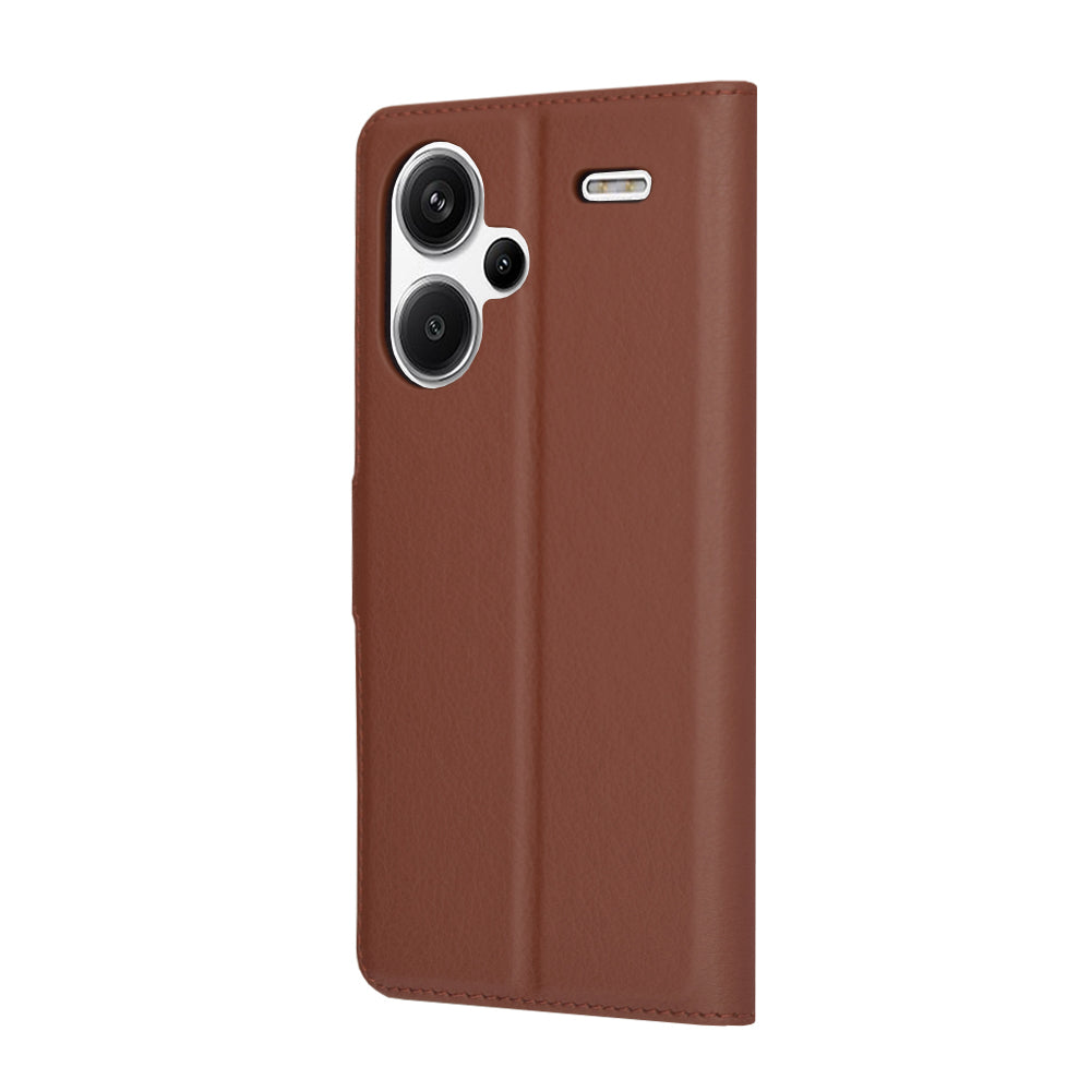 Калъф за Xiaomi Redmi Note 13 Pro+, Techsuit, Leather Folio, Кафяв