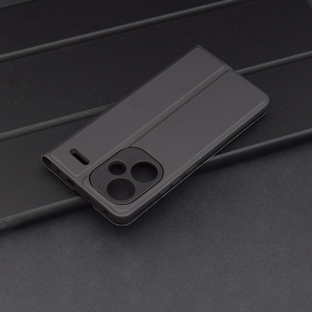 Калъф за Xiaomi Redmi Note 13 Pro+, Techsuit, Magskin Book, Черен