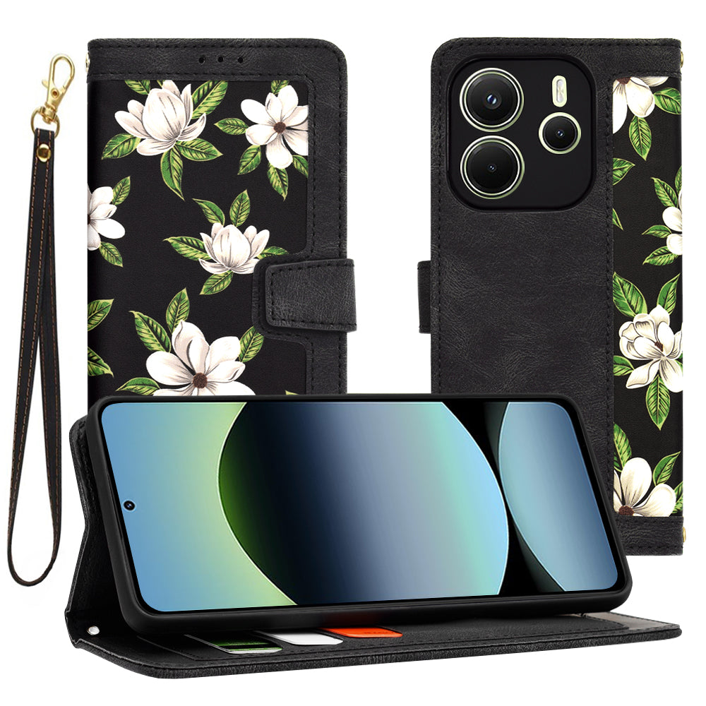 Калъф за Xiaomi Redmi Note 14 4G (Регионален), Techsuit, FlipCraft, Черен