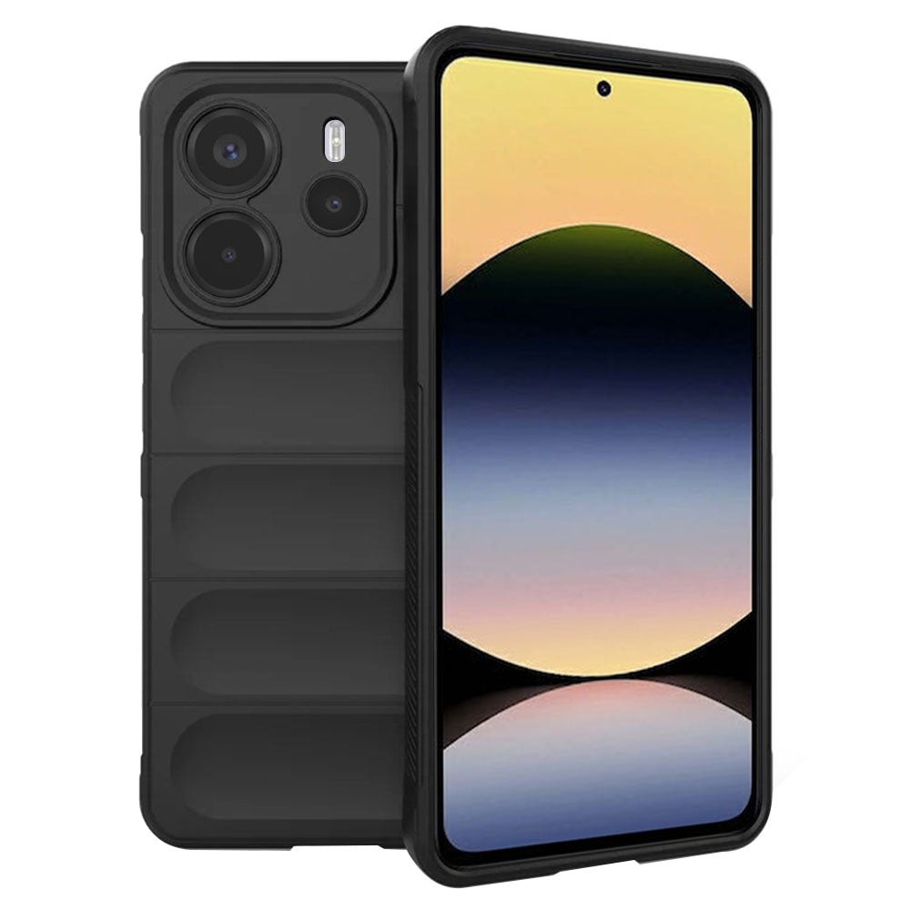 Калъф за Xiaomi Redmi Note 14 4G (Регионален), Techsuit, Magic Shield, Черен