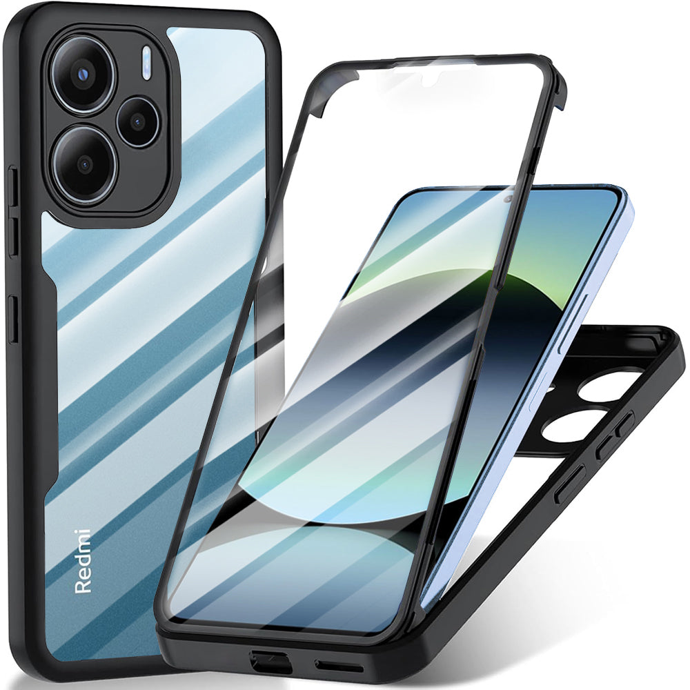 Калъф за Xiaomi Redmi Note 14 4G (Стандарт), Techsuit, ColorVerse 360, Черен