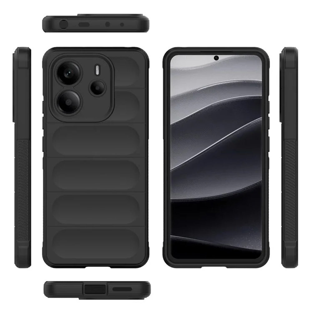 Калъф за Xiaomi Redmi Note 14 4G (Стандарт), Techsuit, Magic Shield, Черен