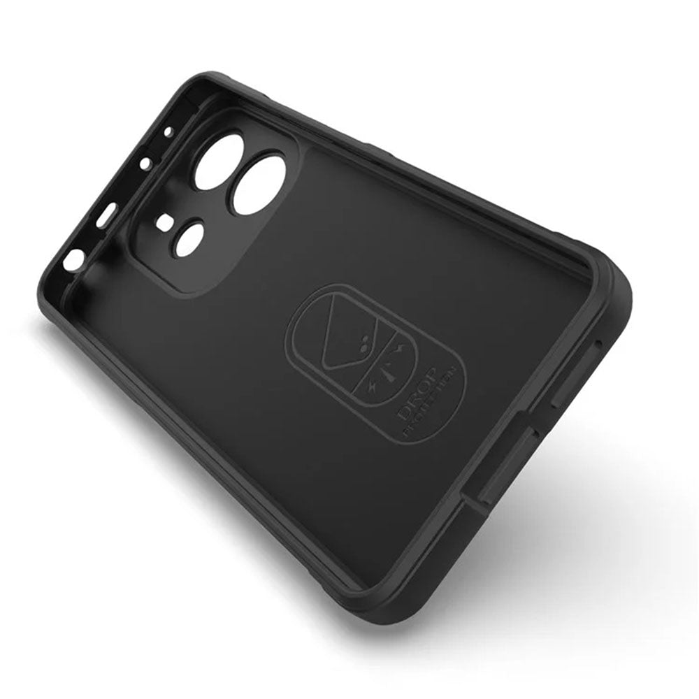 Калъф за Xiaomi Redmi Note 14 4G (Стандарт), Techsuit, Magic Shield, Черен