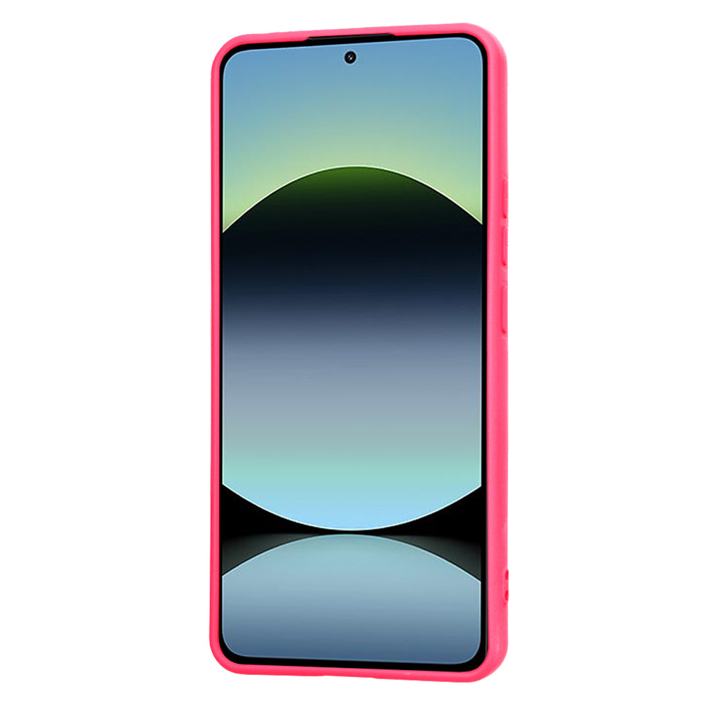 Калъф за Xiaomi Redmi Note 14 4G (Стандарт), Techsuit, SoftFlex, Тъмнорозов
