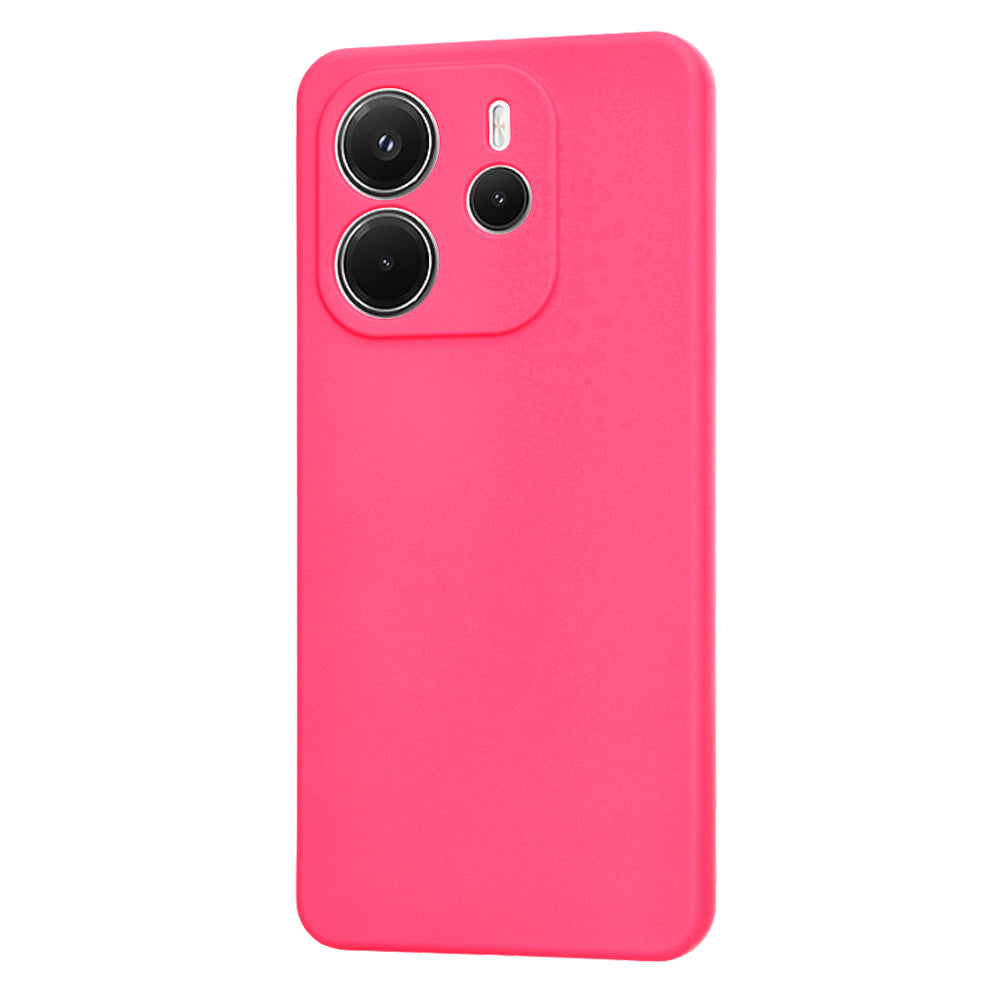 Калъф за Xiaomi Redmi Note 14 4G (Стандарт), Techsuit, SoftFlex, Тъмнорозов