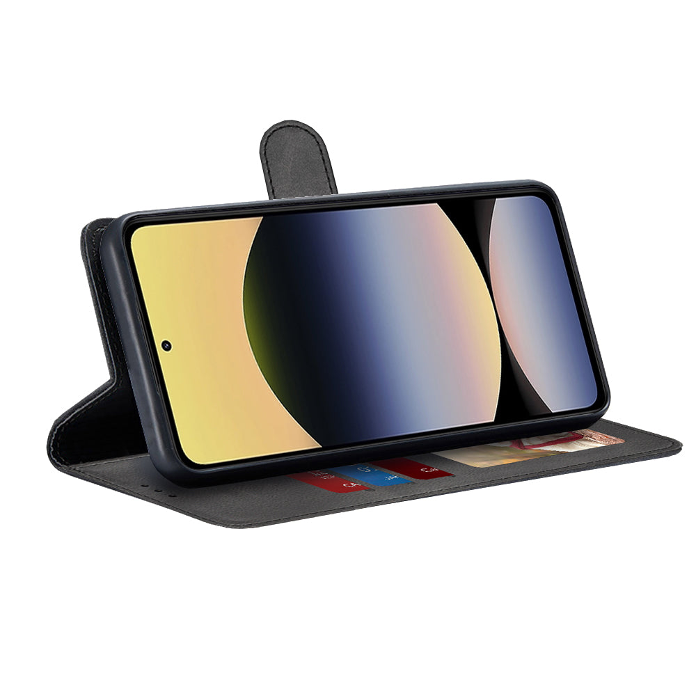 Калъф за Xiaomi Redmi Note 14 5G, Techsuit, Diary Book, Черен