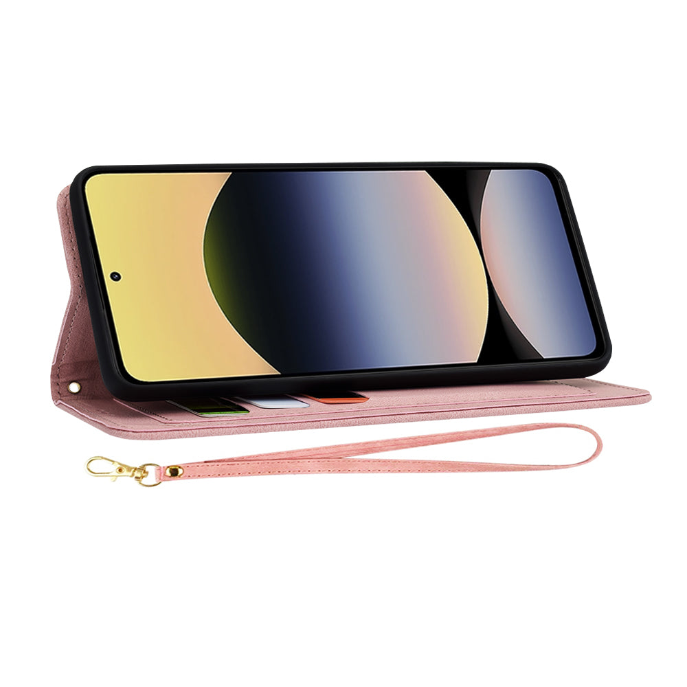 Калъф за Xiaomi Redmi Note 14 5G, Techsuit, FlipCraft, Розов