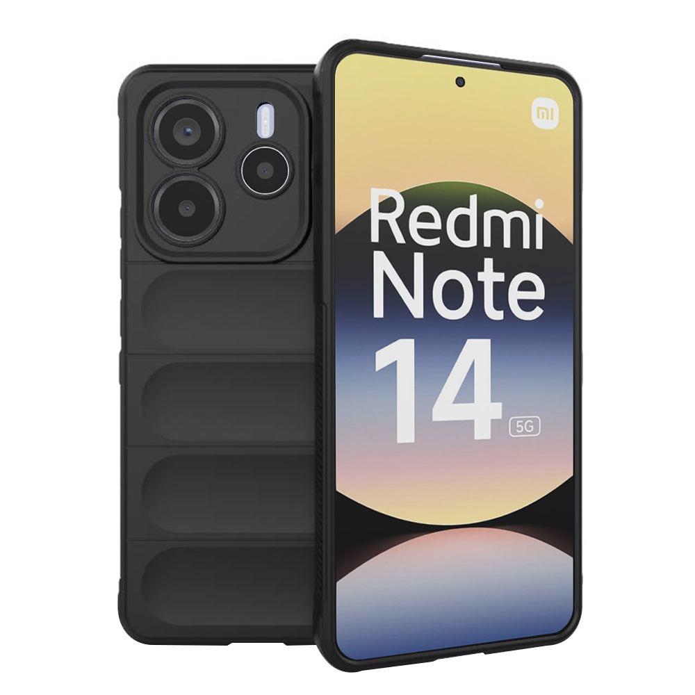 Калъф за Xiaomi Redmi Note 14 5G, Techsuit, Magic Shield, Черен