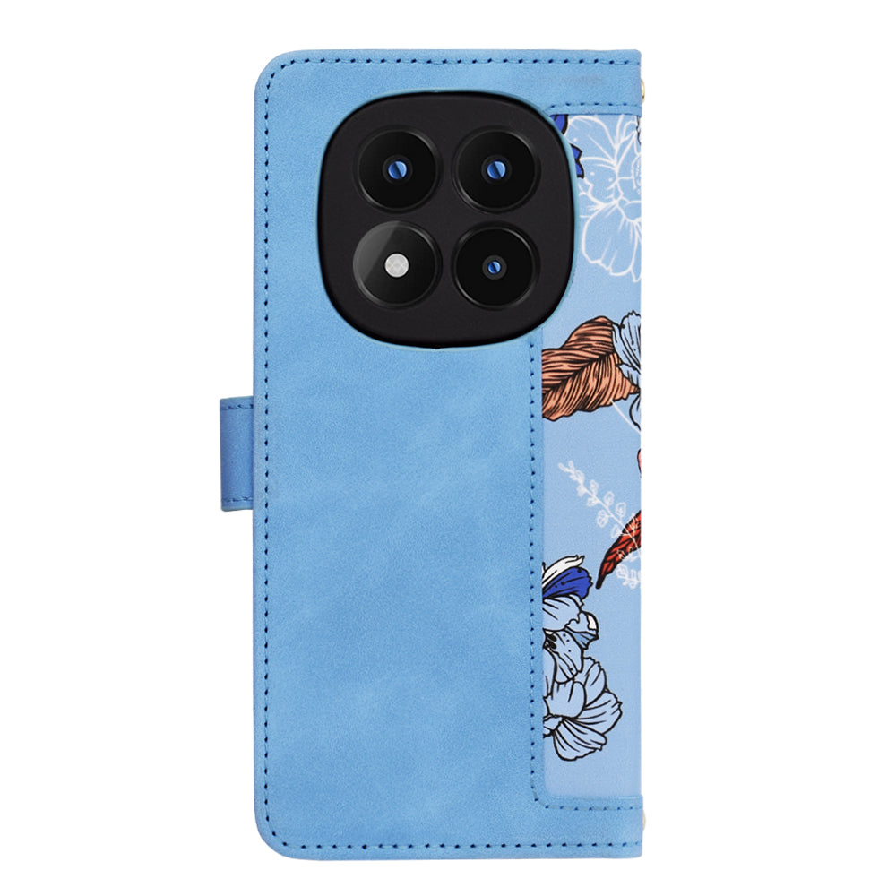Калъф за Xiaomi Redmi Note 14 Pro 4G, Techsuit, FlipCraft, Син