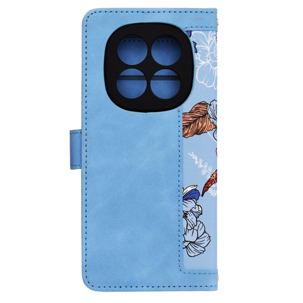 Калъф за Xiaomi Redmi Note 14 Pro 4G, Techsuit, FlipCraft, Син