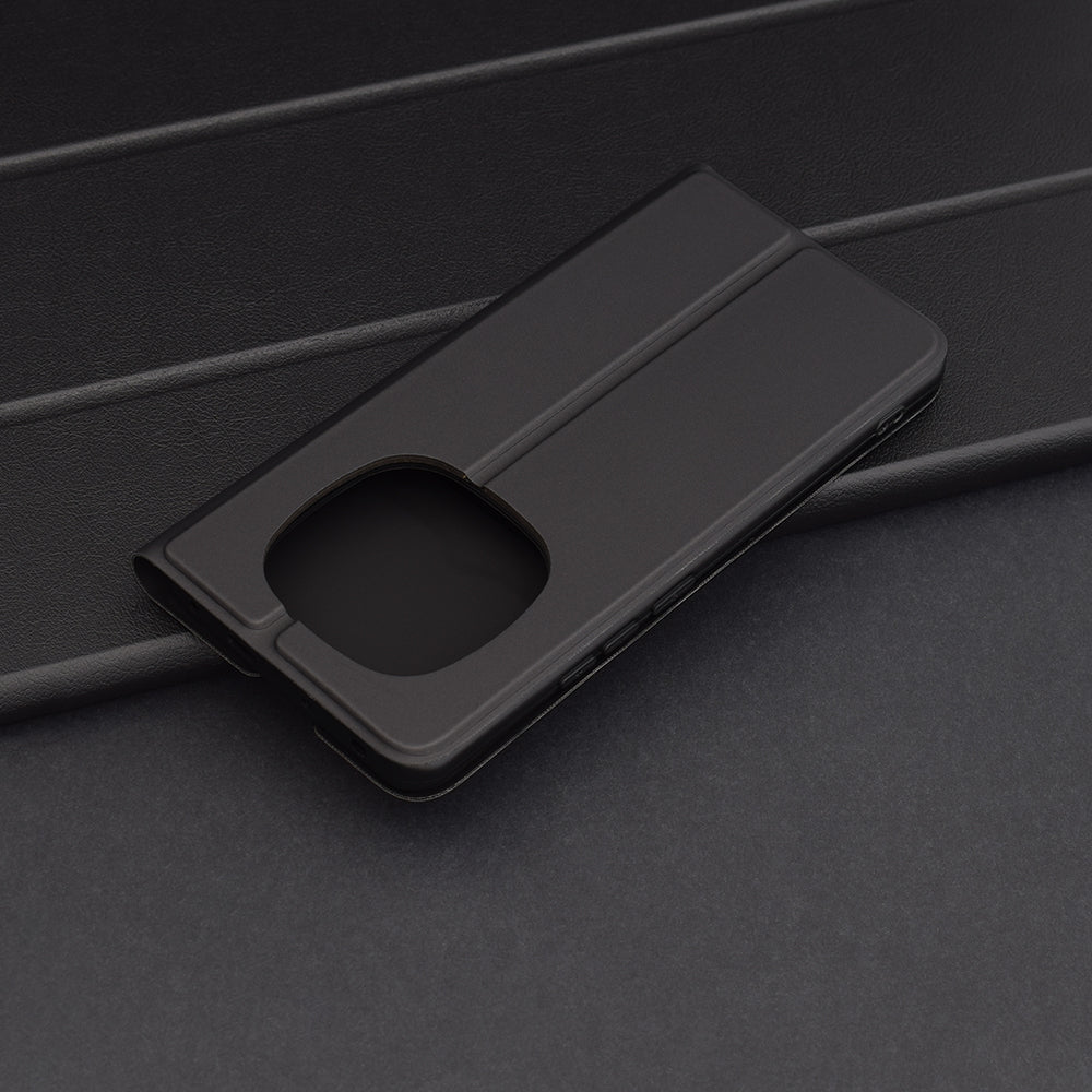 Калъф за Xiaomi Redmi Note 14 Pro 4G, Techsuit, Magskin Book, Черен