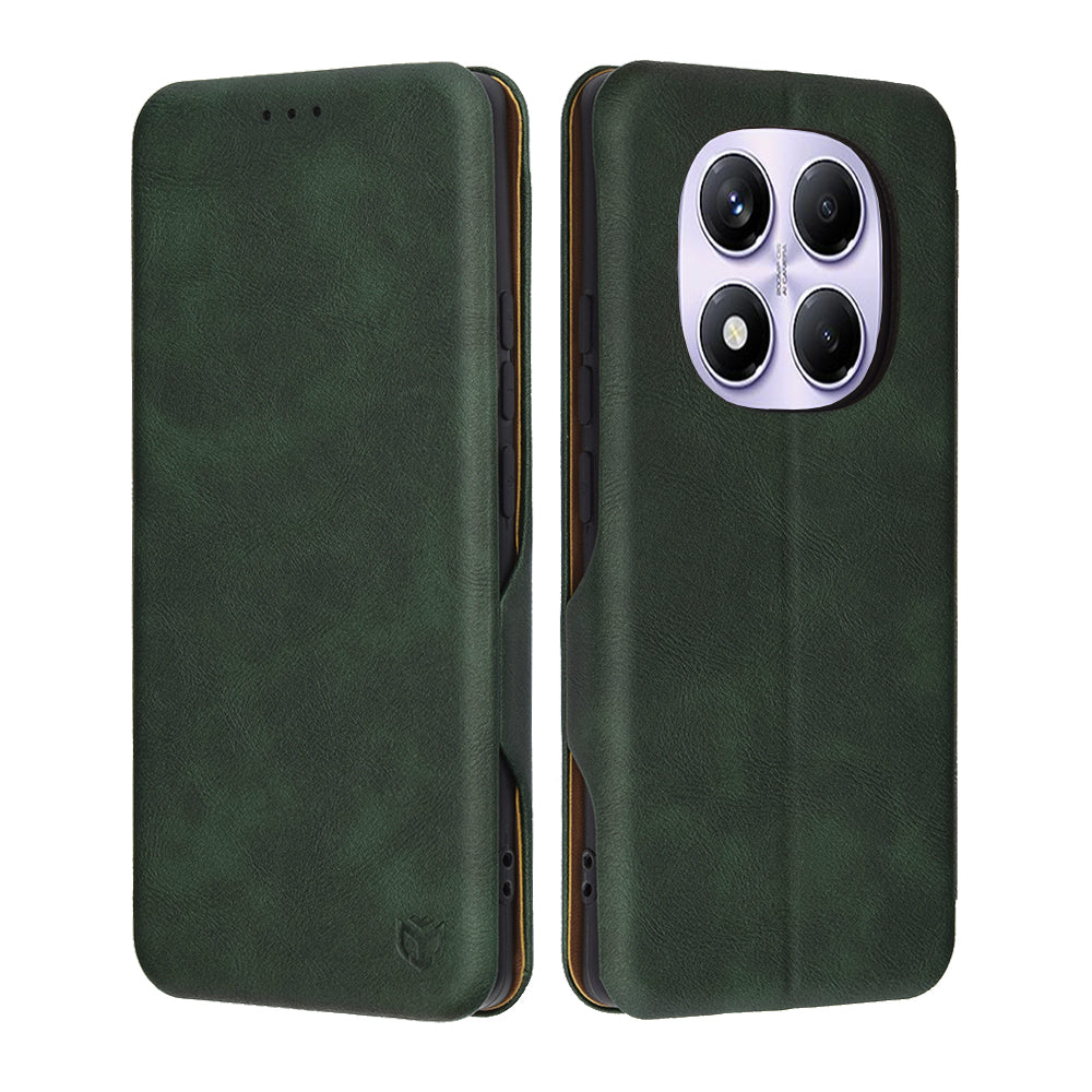 Калъф за Xiaomi Redmi Note 14 Pro 4G, Techsuit, Safe Wallet Plus, Зелен