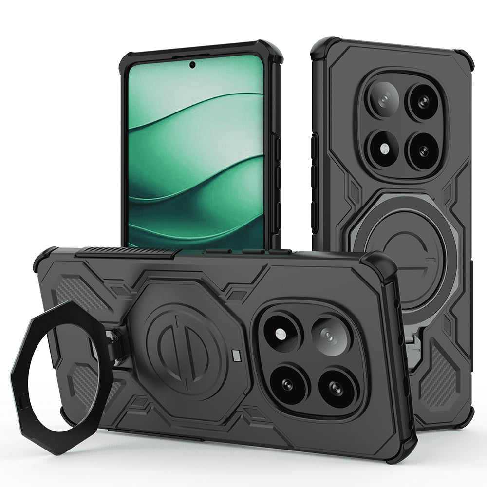 Калъф за Xiaomi Redmi Note 14 Pro+ 5G, Techsuit, Carbon Shield Pro, Черен