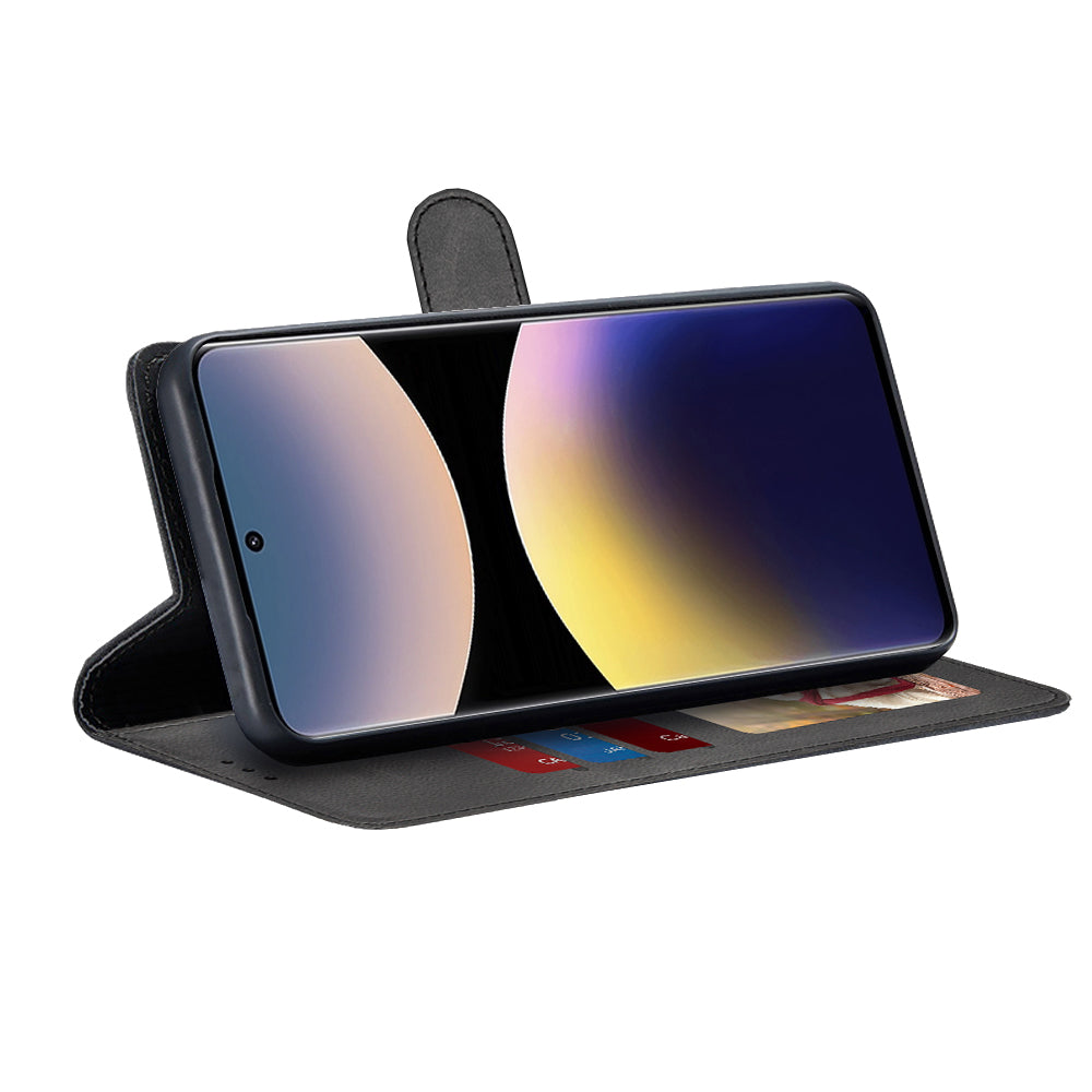 Калъф за Xiaomi Redmi Note 14 Pro+ 5G, Techsuit, Diary Book, Черен