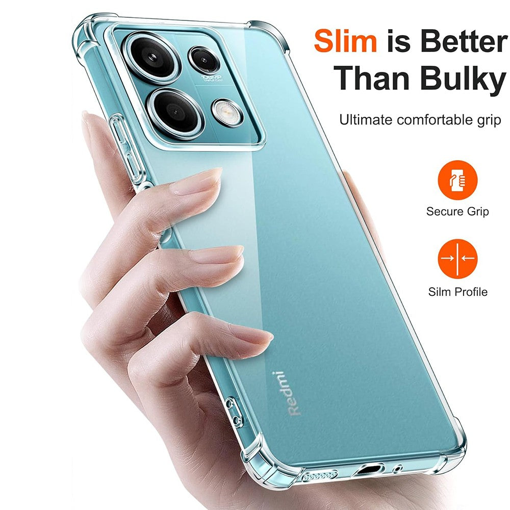 Калъф за Xiaomi Redmi Note 14S, Techsuit, Shockproof Clear, Прозрачен