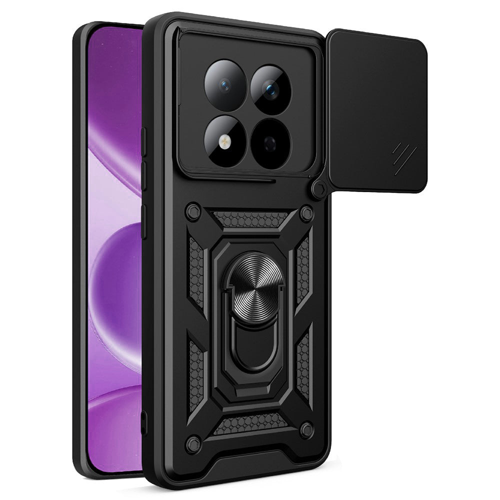 Калъф за Xiaomi Redmi Note 15 Pro 4G, Techsuit, CamShield, Черен