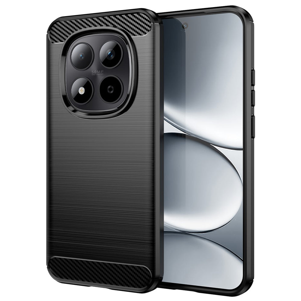 Калъф за Xiaomi Redmi Note 15 Pro 4G, Techsuit, Карбон, Черен